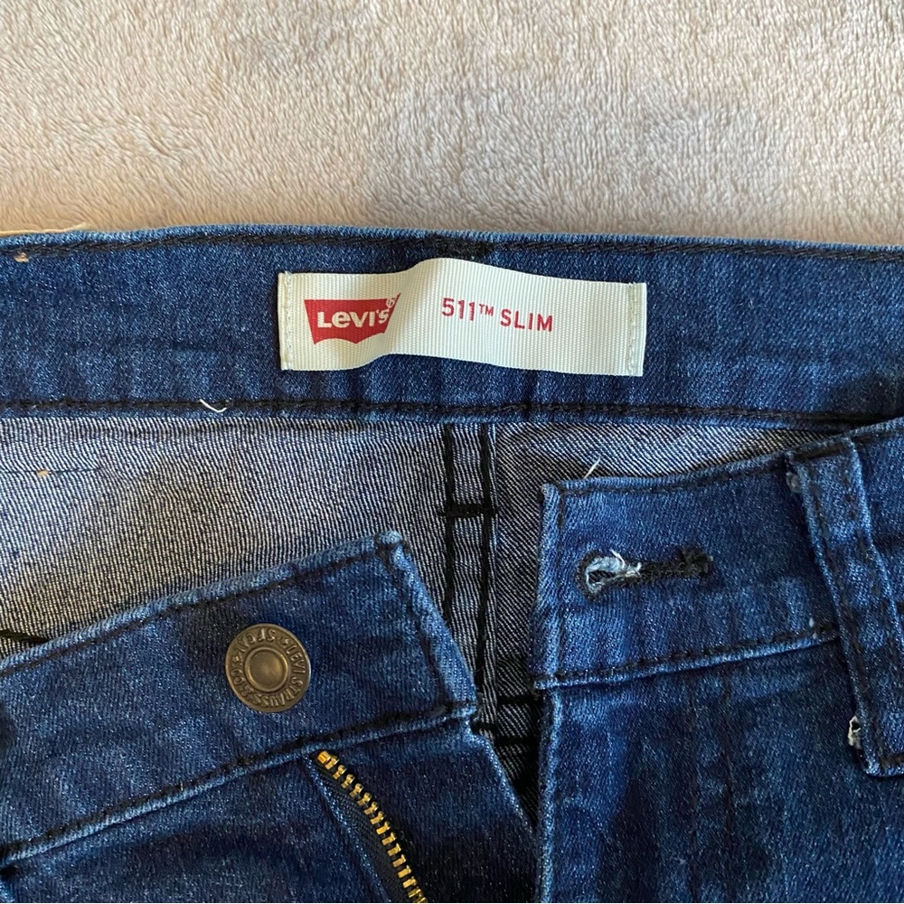 Levi’s 511 slim size 27 dark wash jeans - Picture 7 of 8